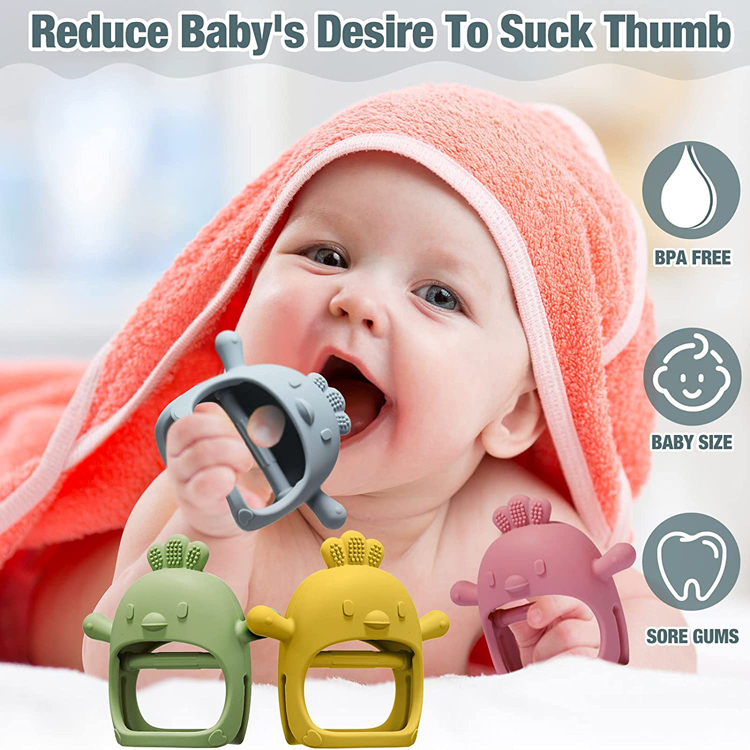 Silicone Baby Hand Teether Mitten