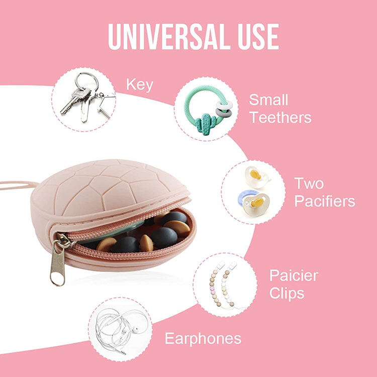 Silicone Pacifier Holder Bag